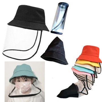 Kid Bucket Hat with Face Shield